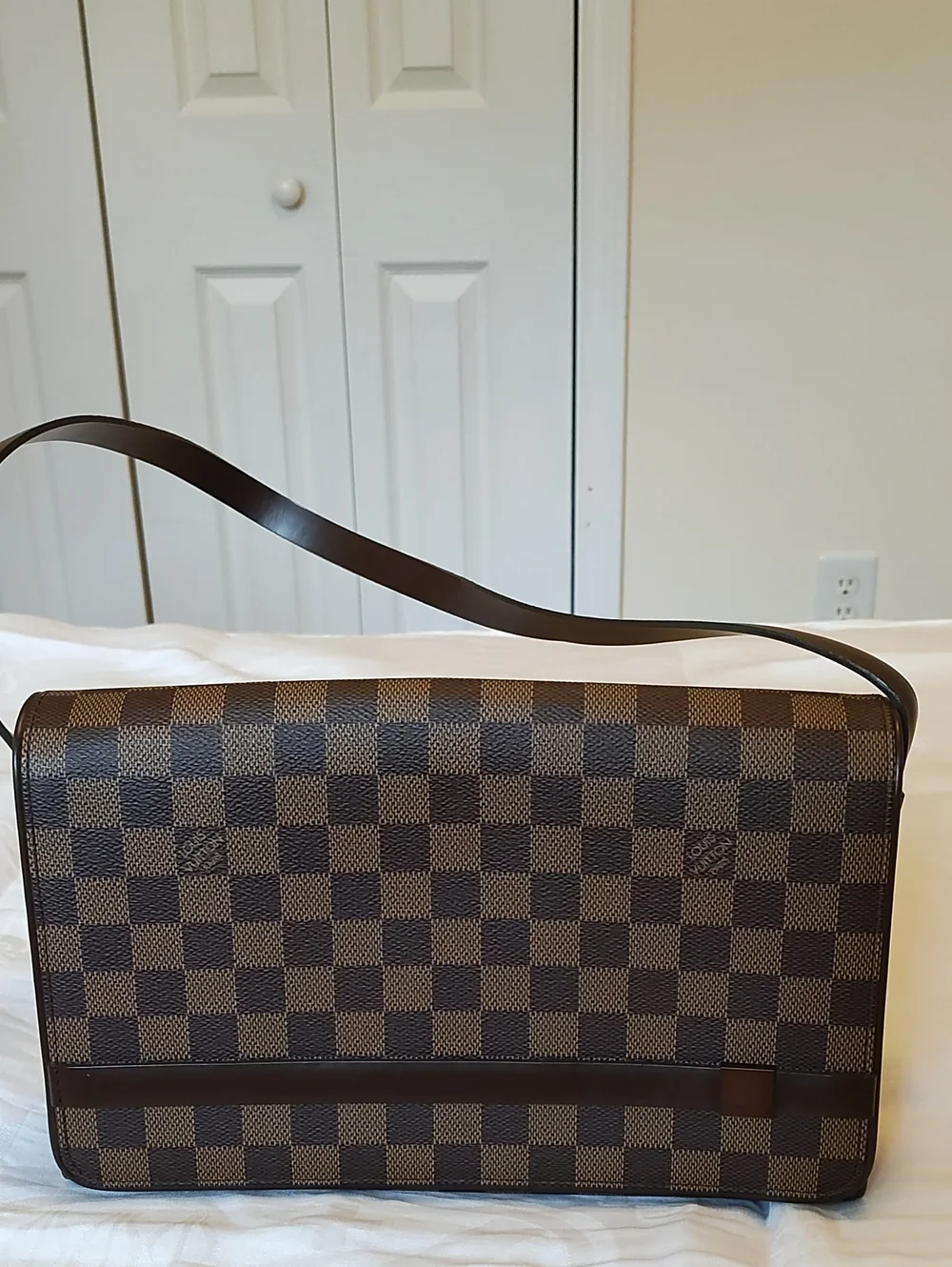 Louis Vuitton Brown Damier Ebene Shoulder Bag